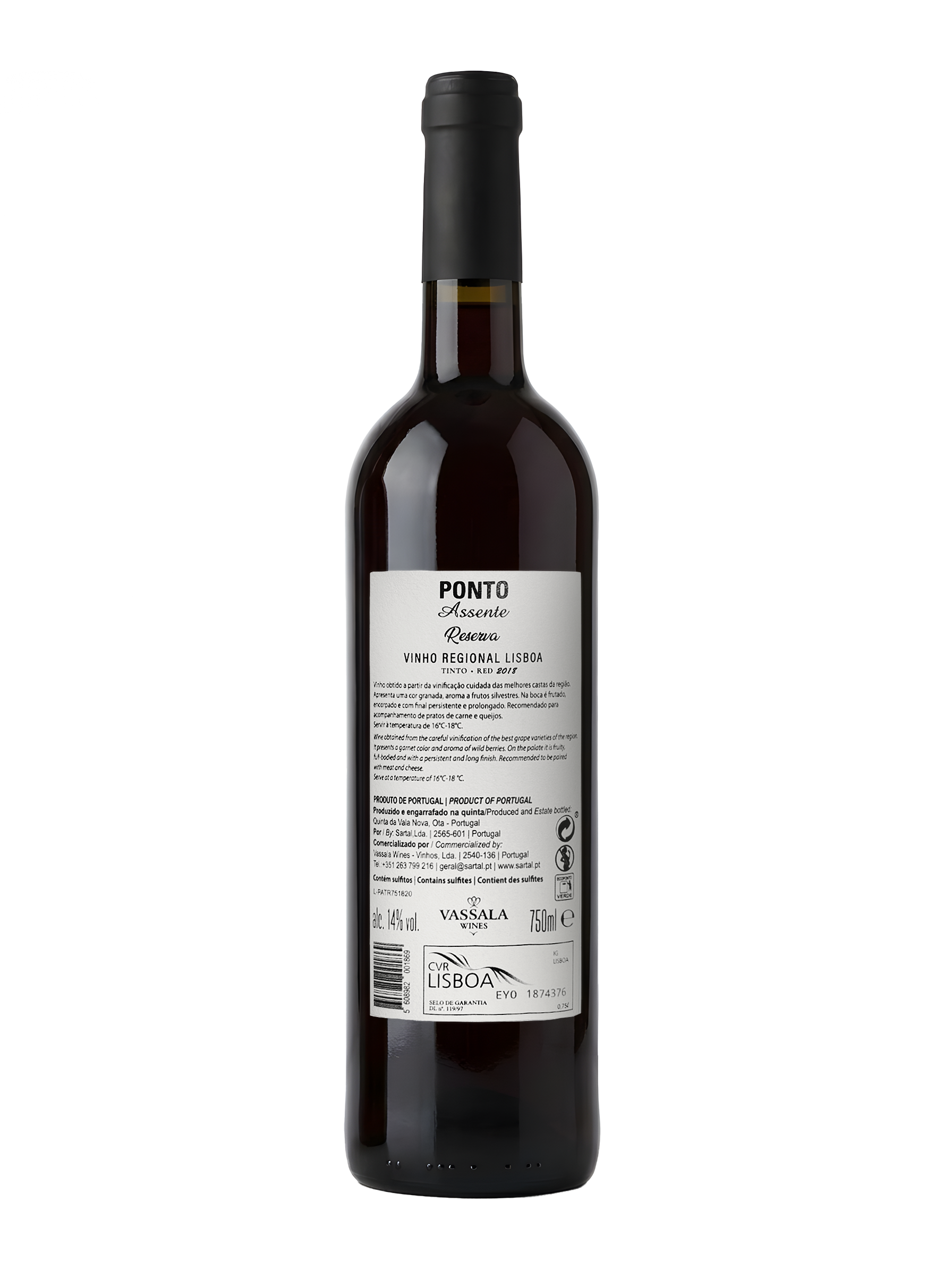 Ponto Assente Reserva 2018